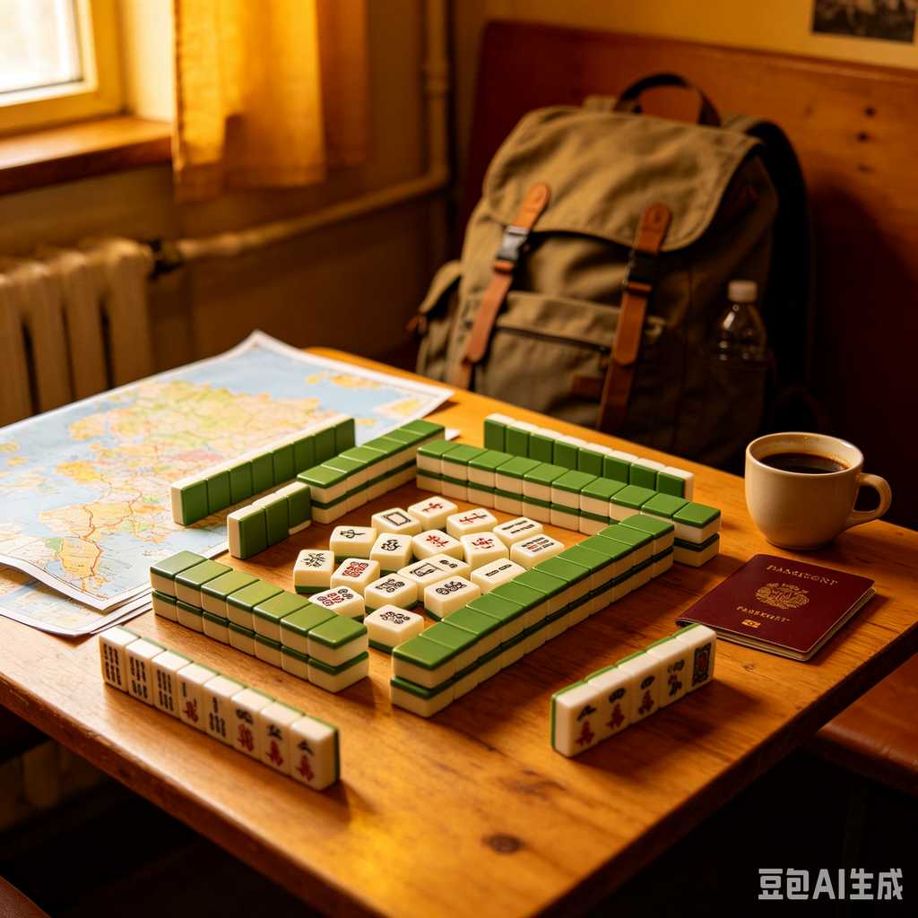 tiny portable mahjong tiles for trip