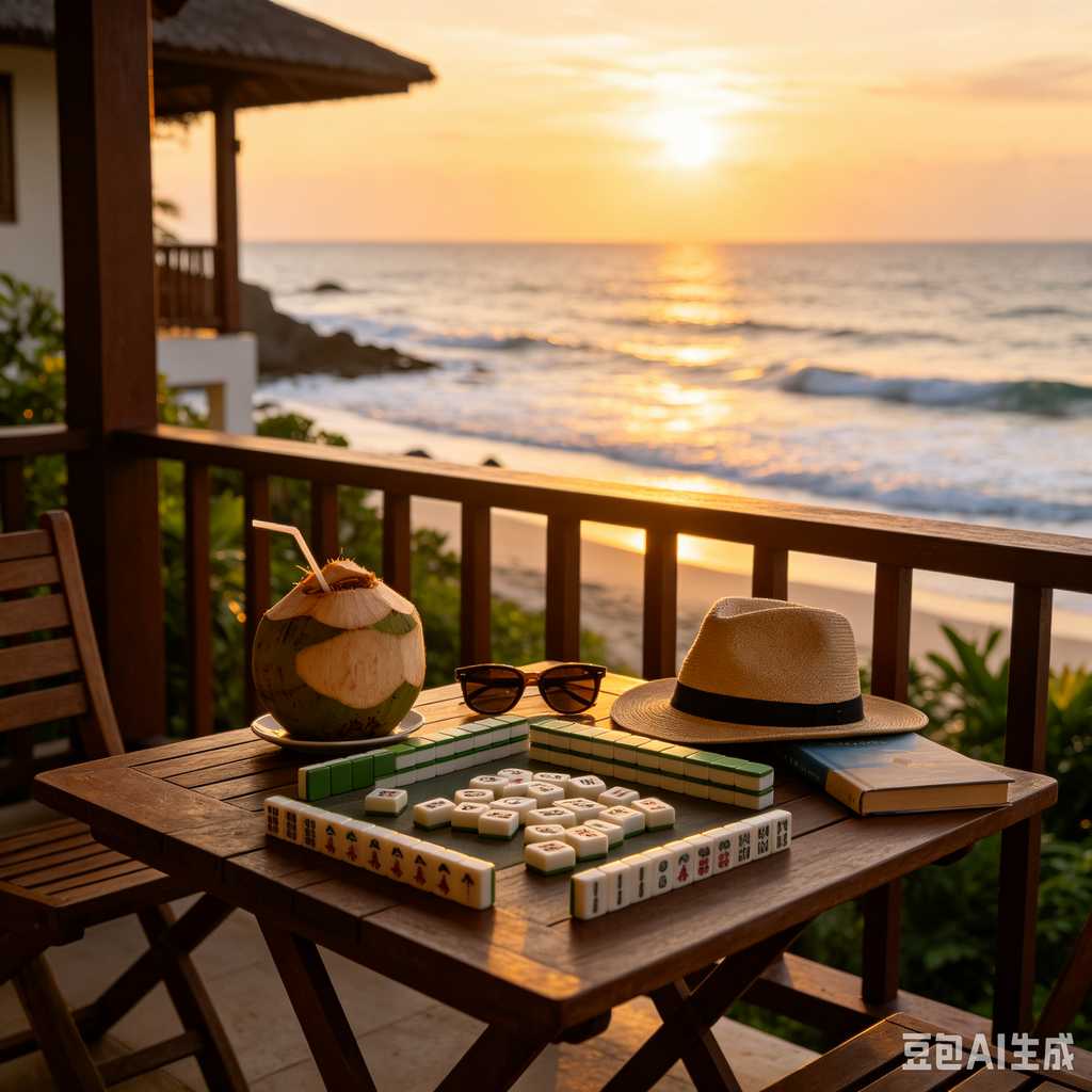 handheld mahjong tiles set