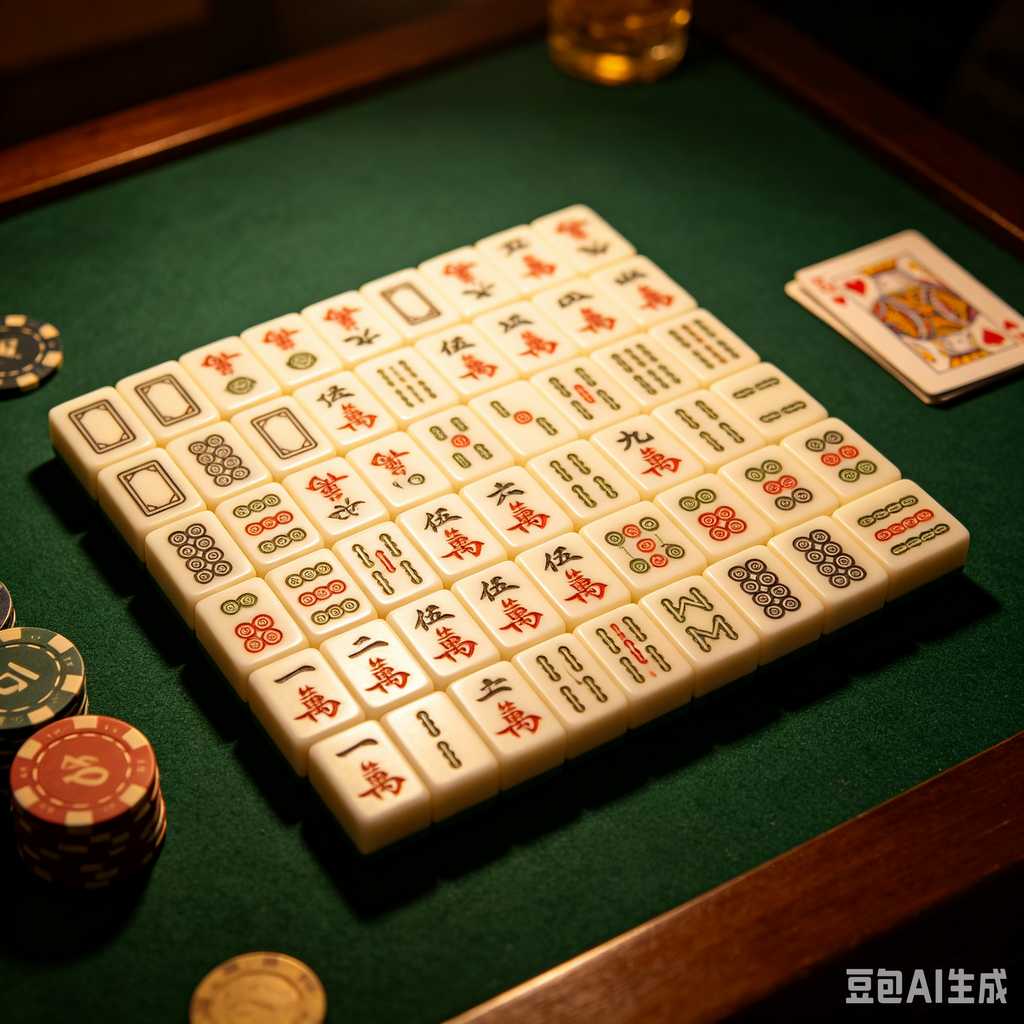 small portable mahjong set